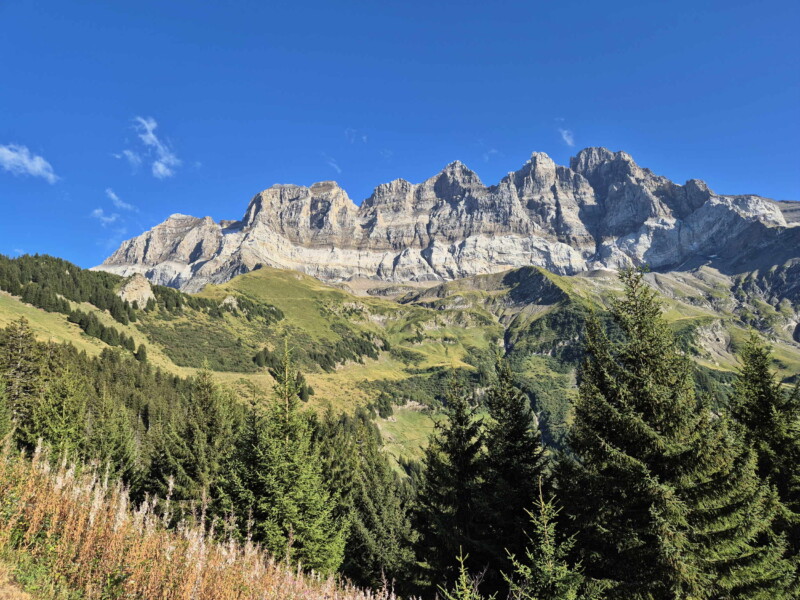Montée Alpage. Lac de Soi, Val-d'Illiez, Bas-Valais.