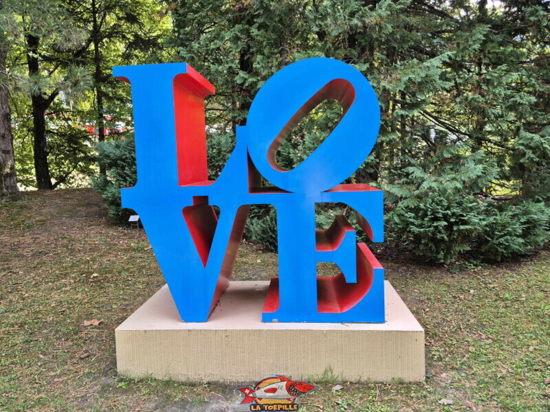 Le pop art LOVE de Robert Indiana.