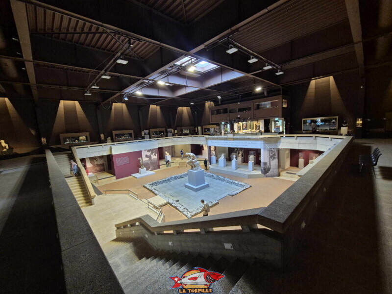 L'intérieur de la fondation Gianadda.