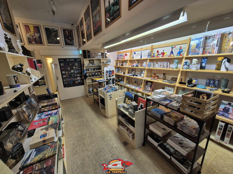La boutique de la fondation Gianadda.