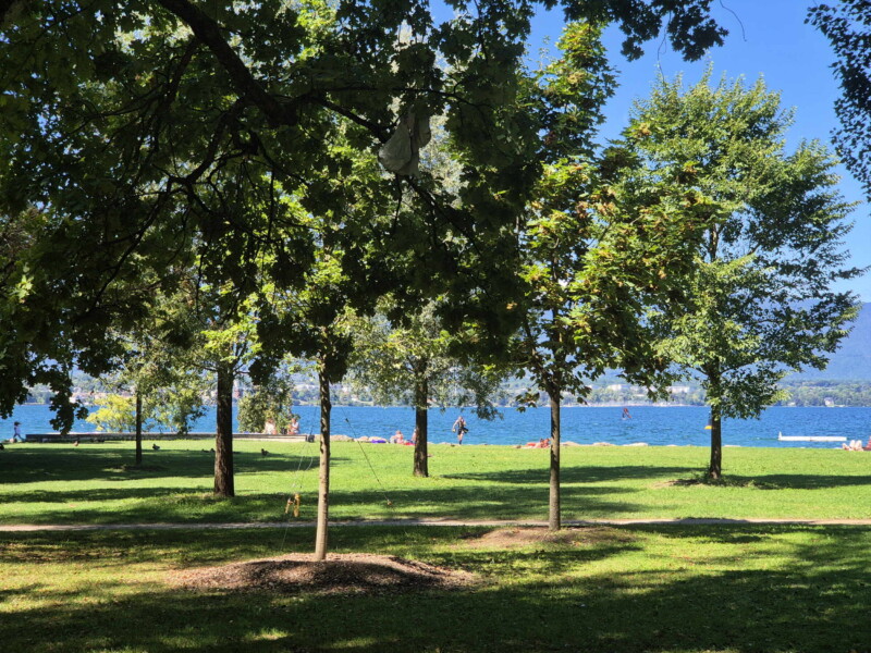 Plage de la Savonnière, Collonges-Bellerive, Genève