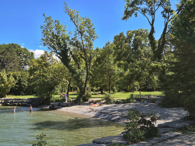 Plage de la Savonnière, Collonges-Bellerive, Genève