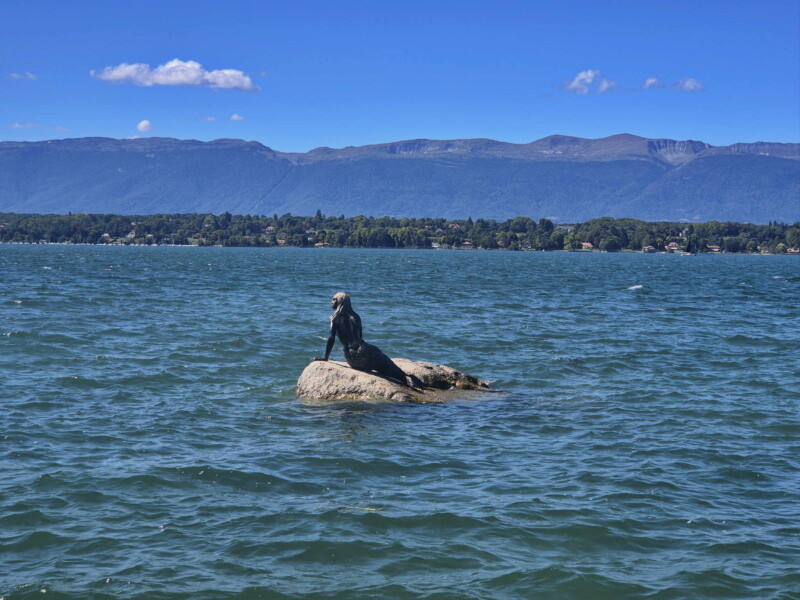 statue de la Nymphe – également appelée « La Sirène du Léman