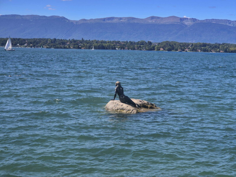 statue de la Nymphe – également appelée « La Sirène du Léman