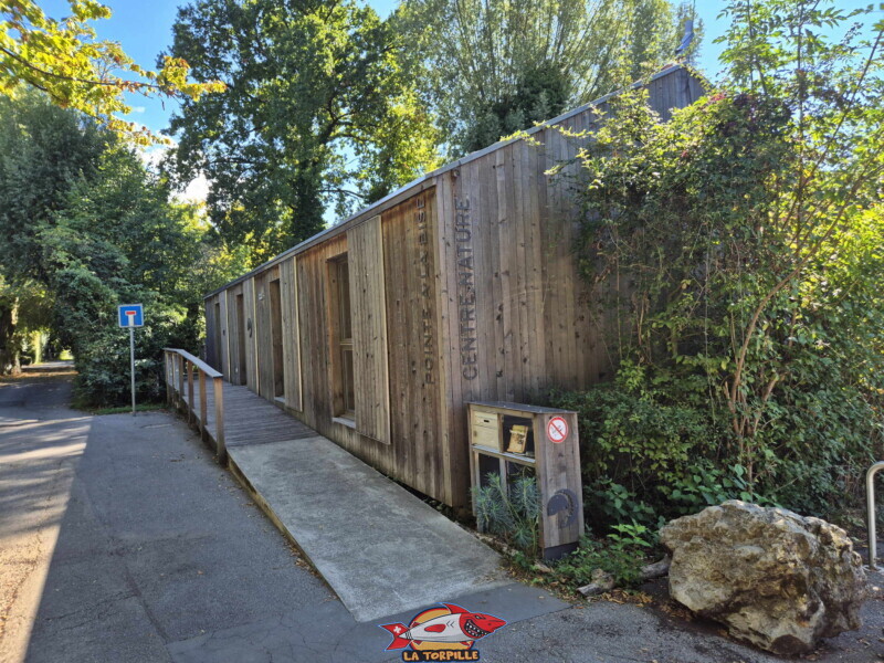 L'entrée du Centre Nature.