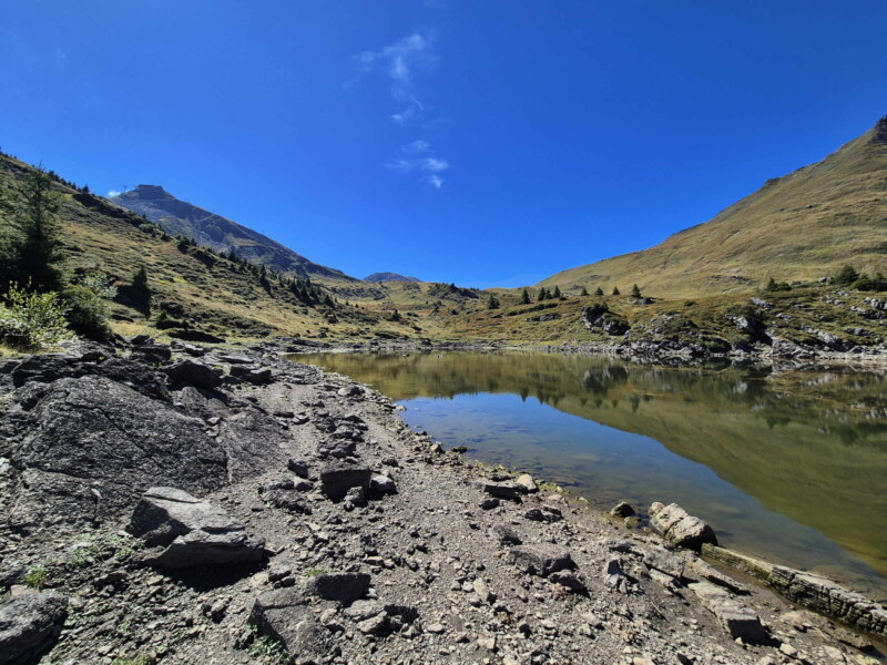 Photos depuis le côté est du lac de Chésery.