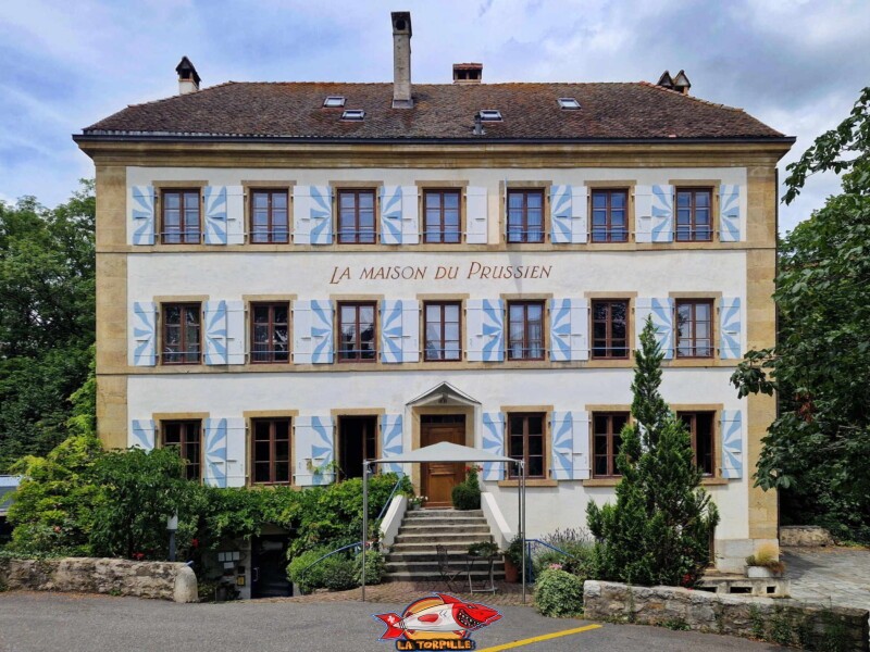 Maison du Prussien. Gor du Vauseyon. Ville de Neuchâtel.