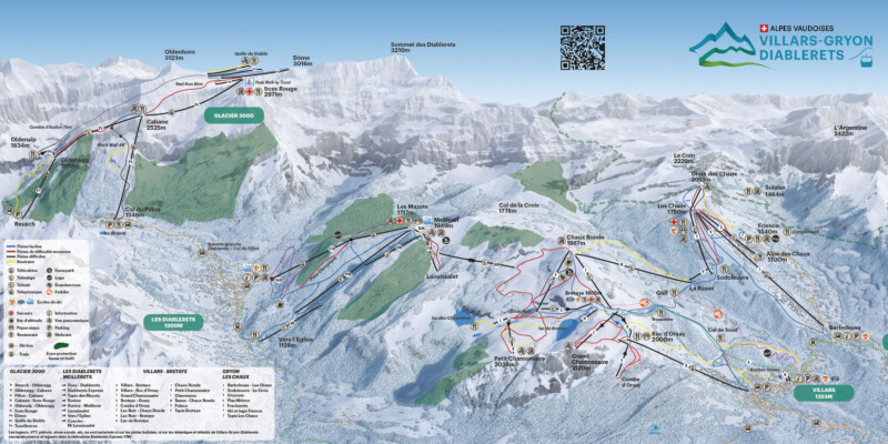 Le domaine élargi Villars-Gryon-Diablerets. Le domaine élargi Villars-Gryon-Diablerets.