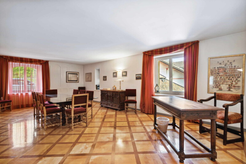 Château de Vaumarcus, intérieur maison de mâitre